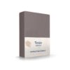 Jersey hoeslaken taupe katoen