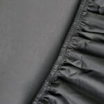 hoeslaken percal katoen antraciet