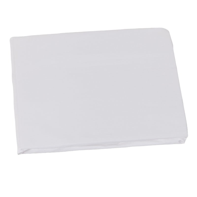 hoeslaken percal katoen wit