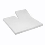 Splittopper Jersey hoeslaken wit