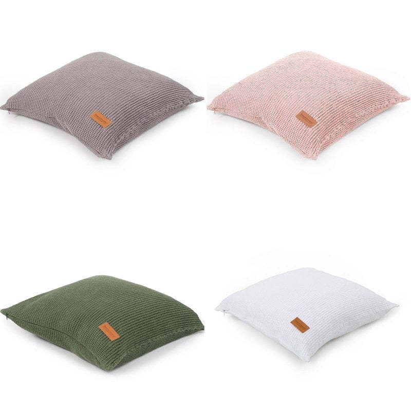 kussensloopjes Dexter 50x50 wafel patroon