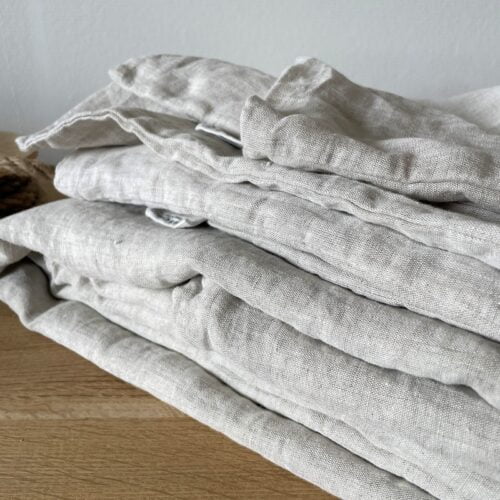 100% linnen dekbedovertrek Chambray - Afbeelding 2