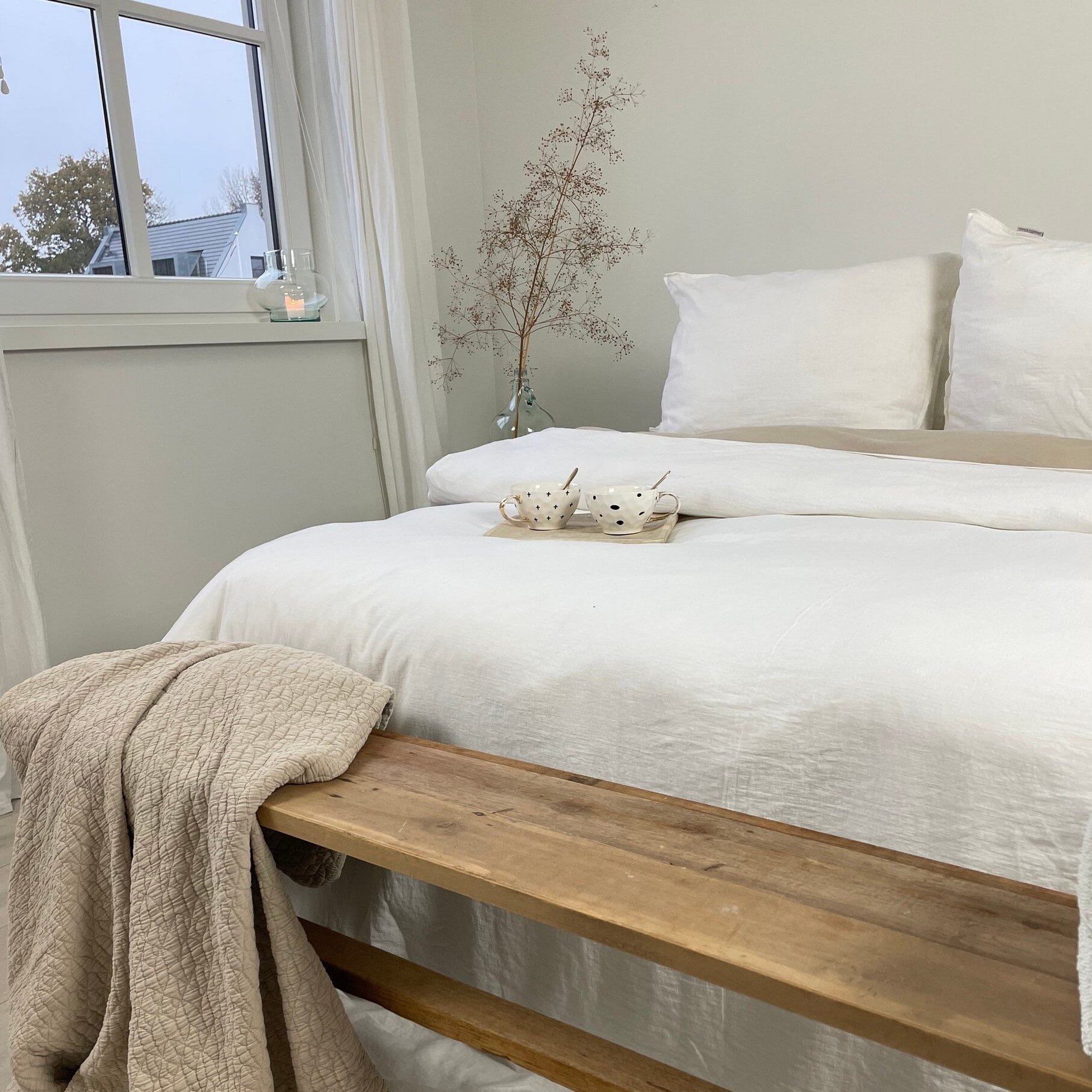 Slaapkamer in landelijke woonstijl