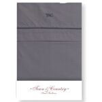 fris katoen laken antraciet grijs