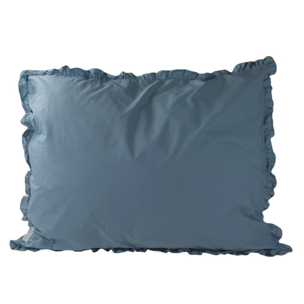 roesjes kussenslopen 60x70 town en Country blauw
