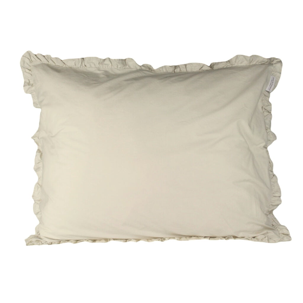 zandkleurig roesjes kussenslopen 60x70 town en Country