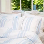 Kinsley blauw gestreept overtrek