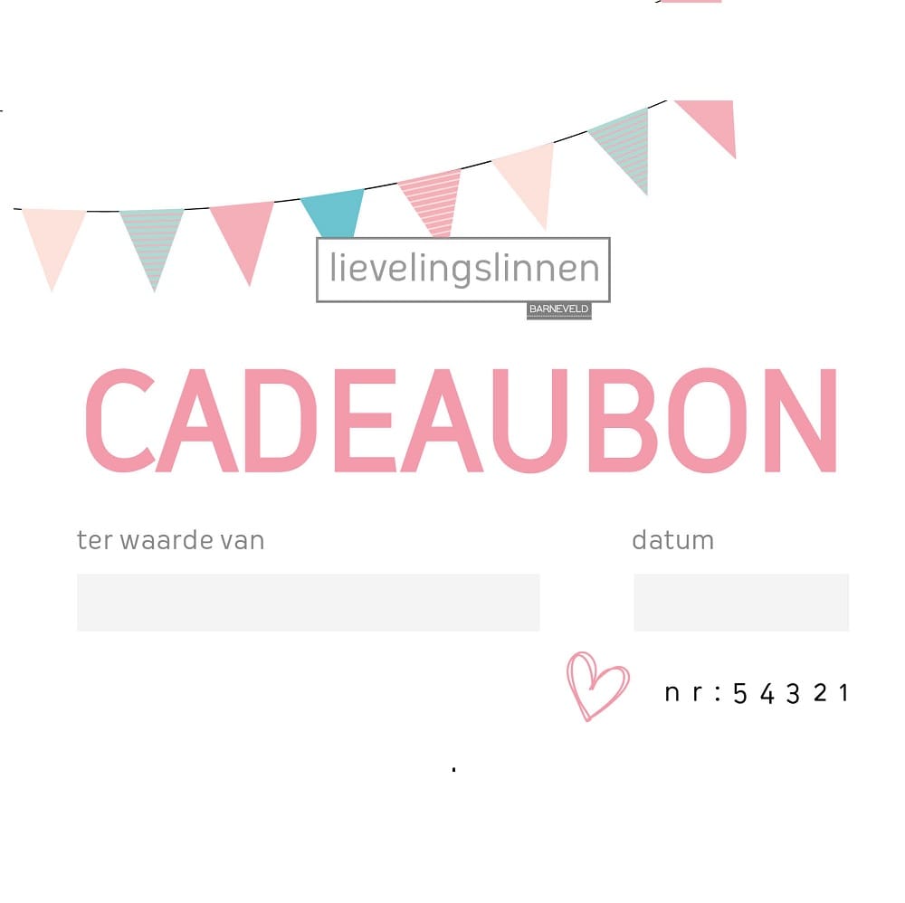 originele cadeaubon bestellen