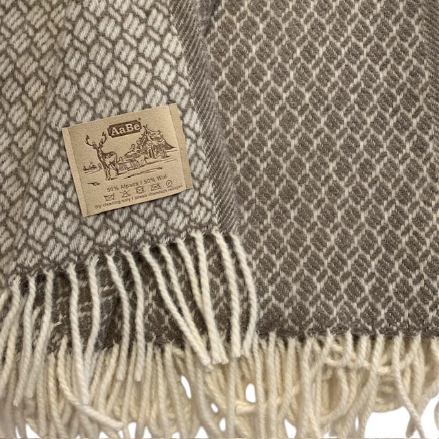 Florence plaid merino en alpaca