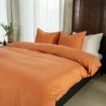 Kiyo terracotta dekbedovertrek