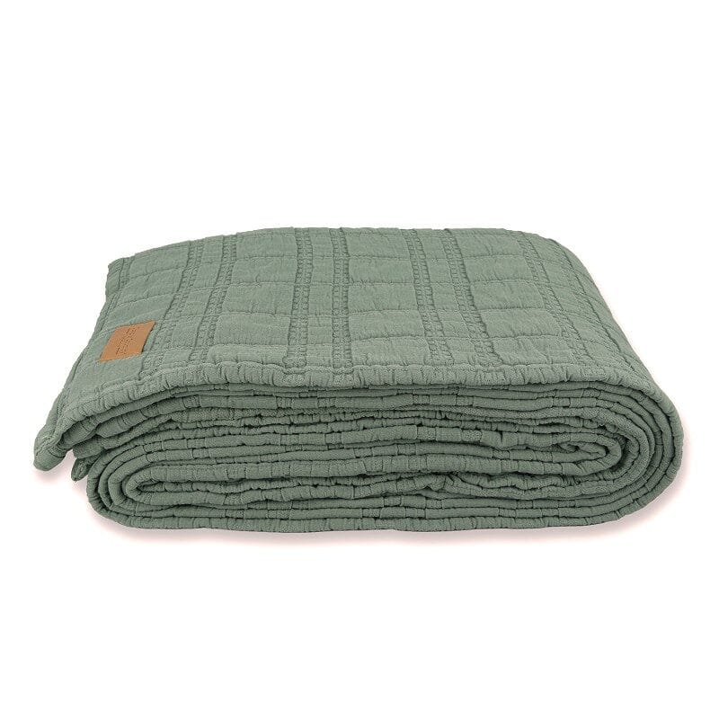 Camden olijf groen sprei lits jumeaux