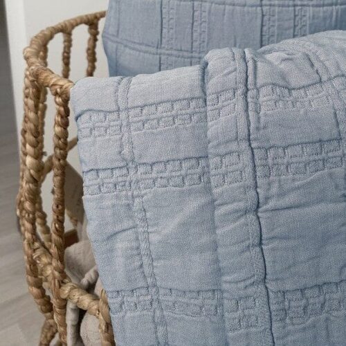 Camden oud blauw sprei
