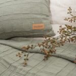Camden olijf groen sprei