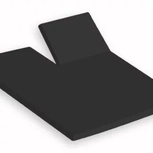 Percal split topper hoeslaken antraciet