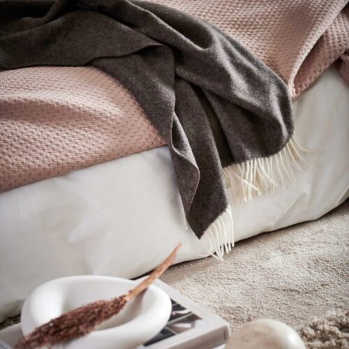 Serina wollen plaid espresso - Afbeelding 4