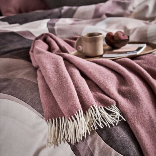 Plaid Bellavita in roze