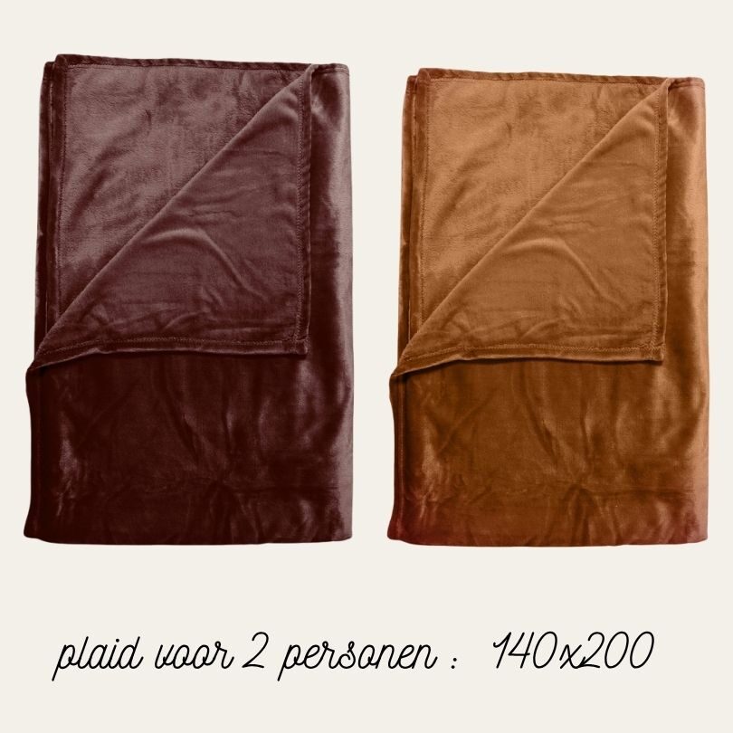 grote fleece plaids 140x200