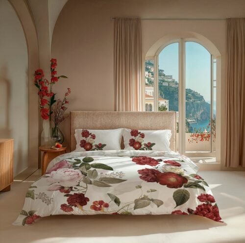 bloemen dekbedovertrek Sogno SALE 240×220
